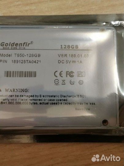 Ssd goldenfir на 128 gb