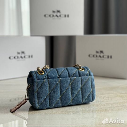 Сумка coach джинсовая
