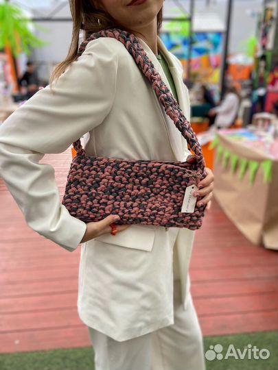 Хлопковая сумка ручной работы