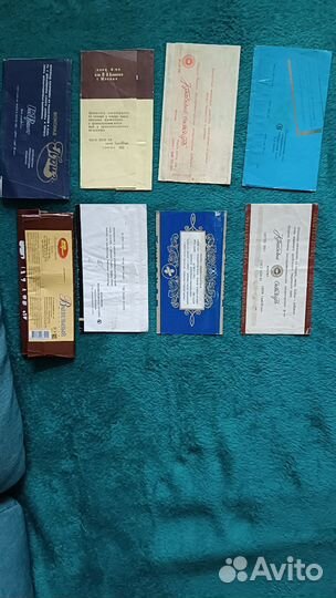 Фантики от шоколада советские и 2000 годов