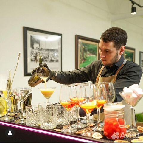 Бармен на мероприятие