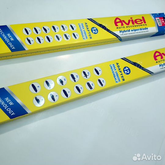 Универсальные дворники гибридные 35см