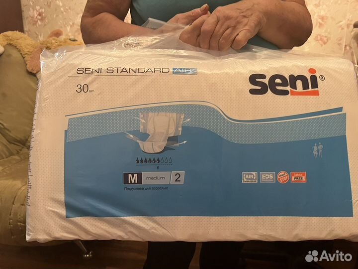 Памперсы для взрослых Сени размер М