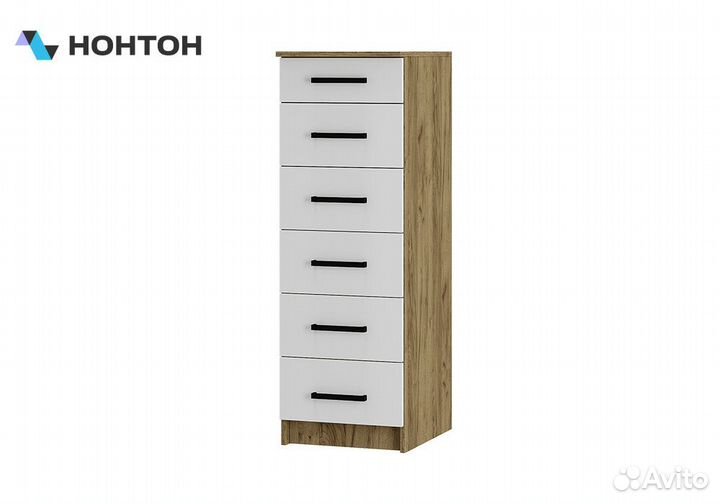 Комод Евро км-04 крафт / белый