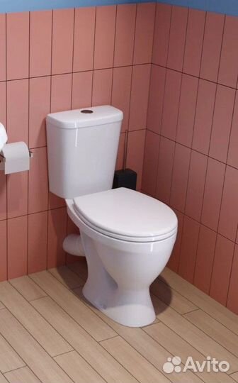 Унитаз-компакт Формат косой сиденье дюропласт