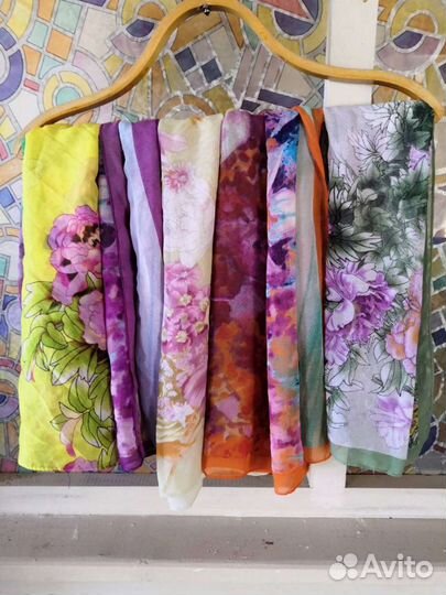 Платки шарфы на шею