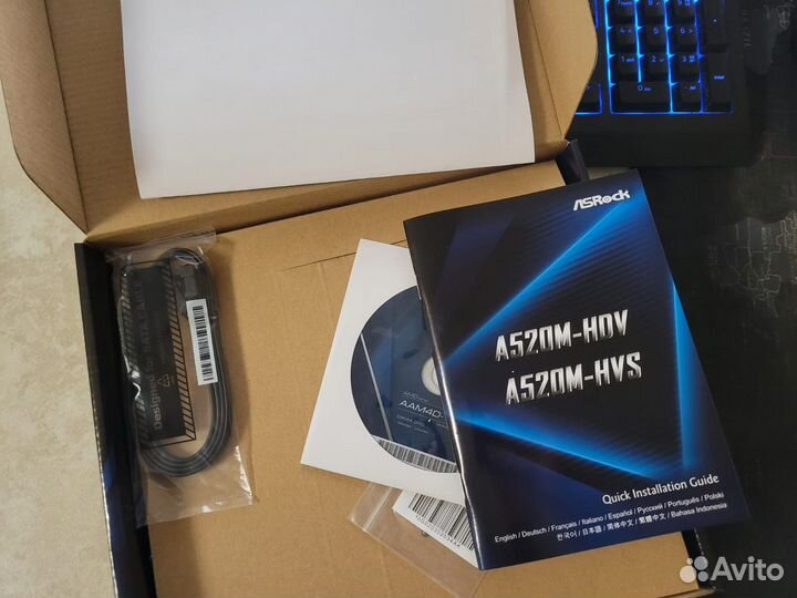 Новая материнская плата Am4 А520 гарантия 3 года