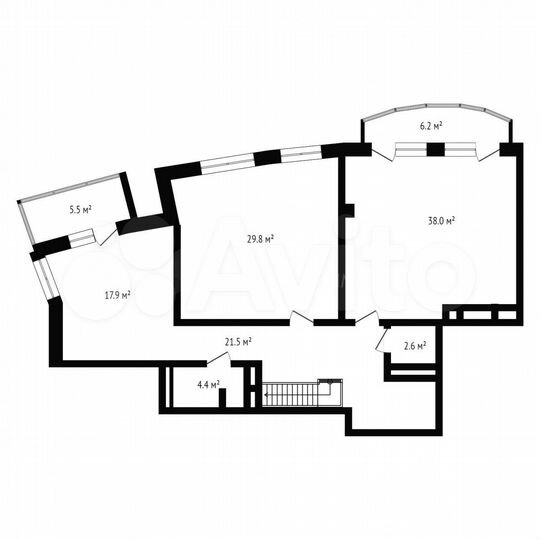 2-к. квартира, 112,8 м², 9/10 эт.