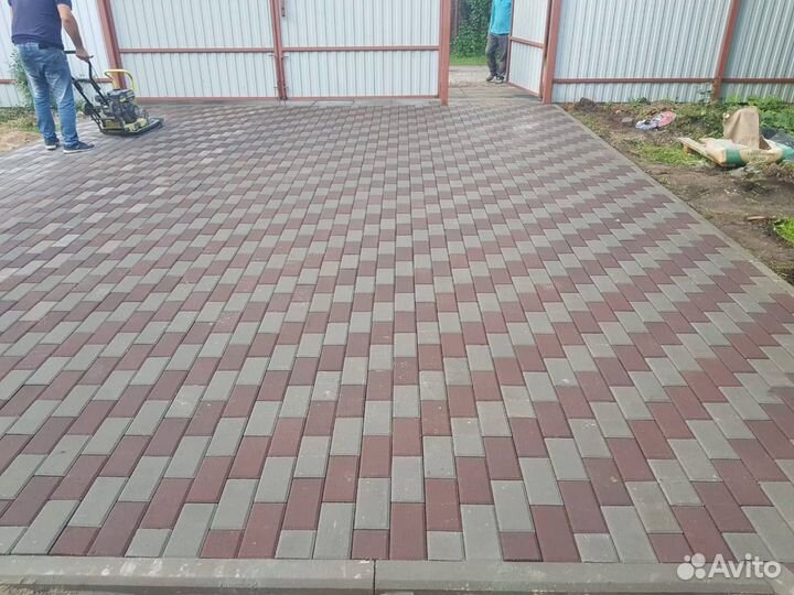 Укладка брусчатки