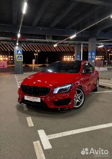 Решетка GT style черная Mercedes CLA 117 Мерседес