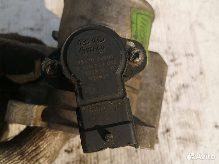 Заслонка дроссельная 3510026860 Kia RIO 2 (JB)