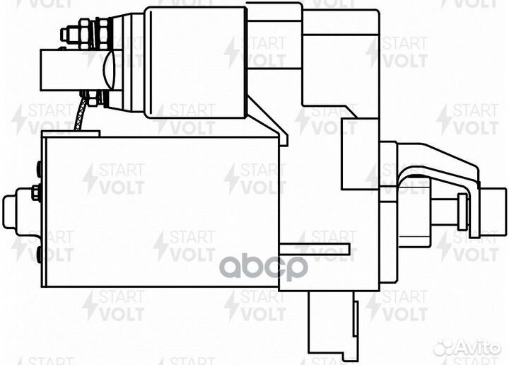 Стартер для а/м VAG A6 (11) /A7 (10) /A8 (10)