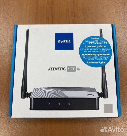 Маршрутизатор zvxel Keenetic lite III