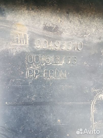 Накладка на порог наружная правая Опель Омега В