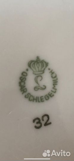 Набор столовой посуды Мадонна гдр на 6 персон