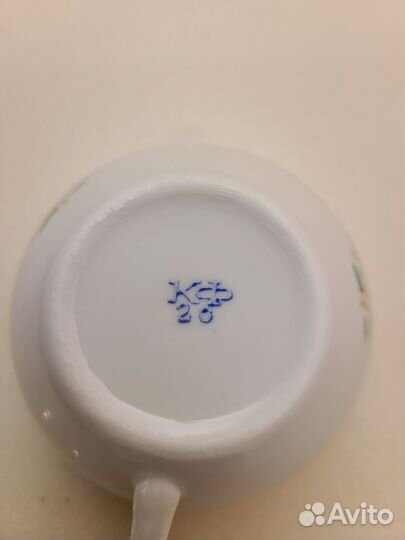 Чайные чашки,Красный Фарфорист,Чудово,1962г