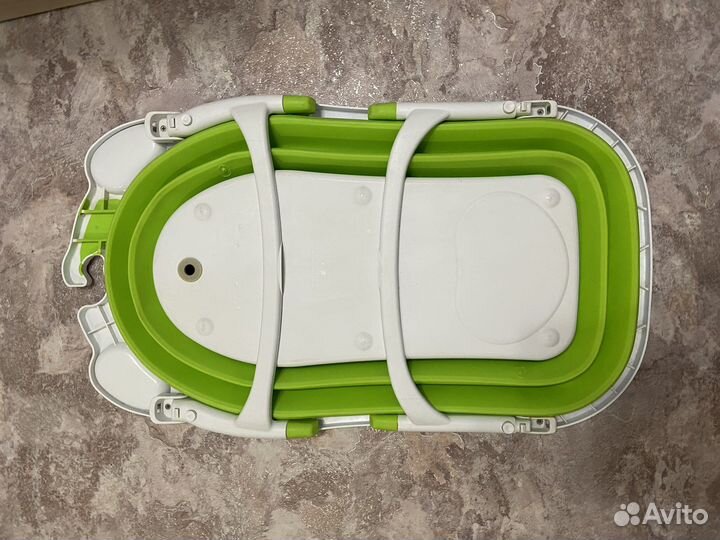 Складная ванночка для купания + горка и гамак