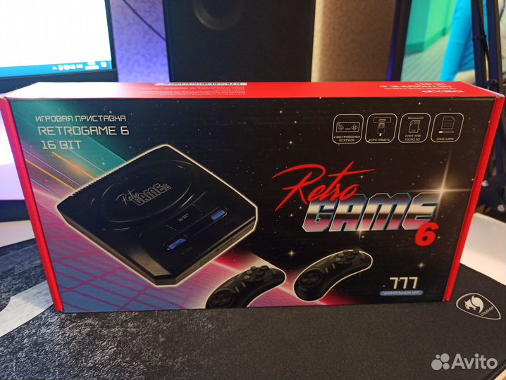Игровая Ретро Консоль 16bit 777игр денди сега