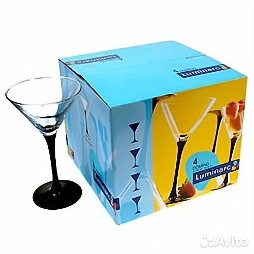 Фужеры для коктейля Luminarc domino 150 мл 4 шт