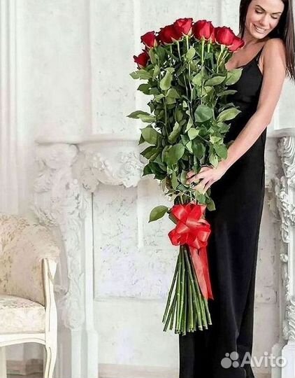 Высокие Розы Гиганты Доставка Круглосуточно