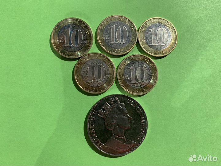 Юбилейные и другие Канада,Китай,о.Мен 01,06,23