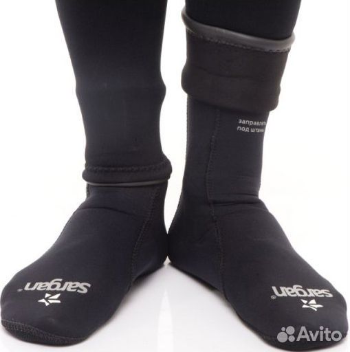 Неопреновые носки для подводной охоты Аргази 7 мм