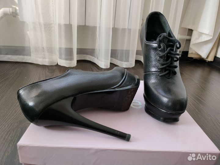 Ботильоны натуральная кожа 34р