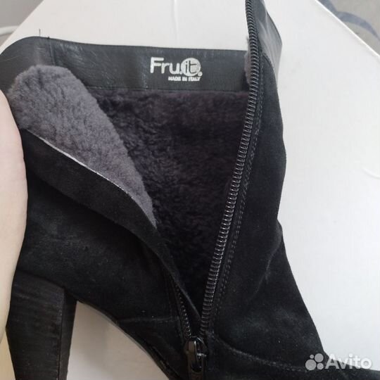 Ботильоны натуральная кожа 38