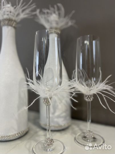 Свадебные набор ручной работы