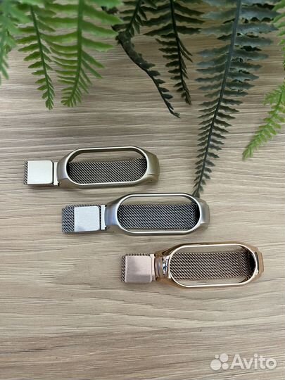 Ремешок металлический на Mi Band 7/8