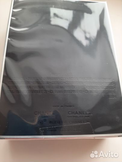 Bleu de chanel 100 ml, оригинал, Франция