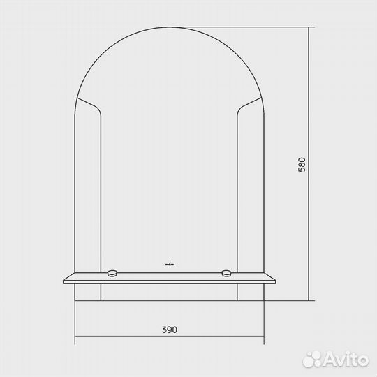 Зеркало mixline 