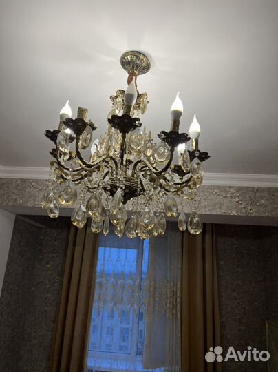 Люстра бронза