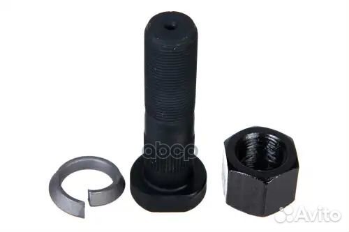 Болт колесный в сборе болт,гайка с юбкой SAF