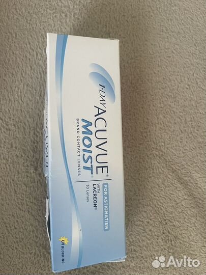 Линзы контактные однодневные acuvue moist