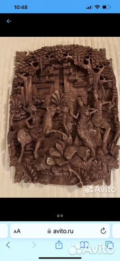 Настенное панно из дерева