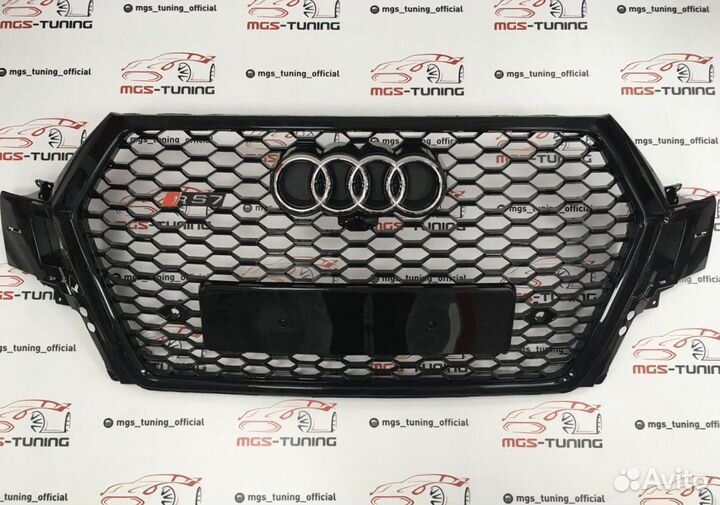 Решётка на Audi Q7 15-н.в. RSQ7 дизайн 3