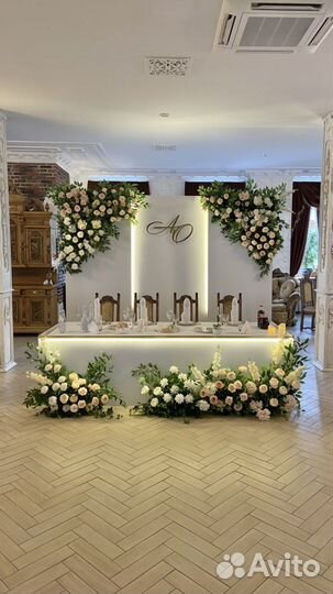 Оформление свадьбы, свадебный декор и флористика