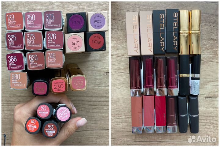 Помада loreal, maybelline, stellary, bourjois