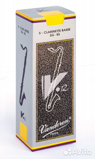 Трости для бас-кларнета Vandoren CR6225 bass V12