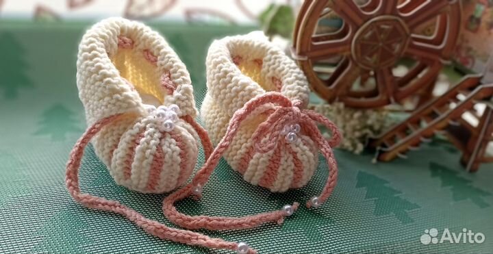 Детские теплые пинетки для мальчиков и девочек )