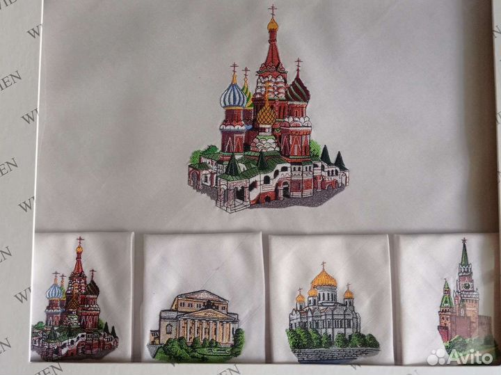 Столовый сувенирный набор скатерть, салфетки