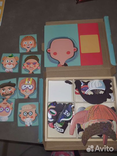 Магнитный пазл портреты новый