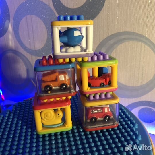 Черепаха с сенсорными кубиками Fisher price