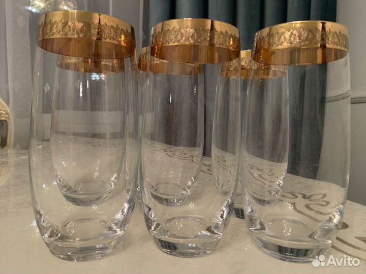 Креманки, бокалы для мартини, стаканы Богемия