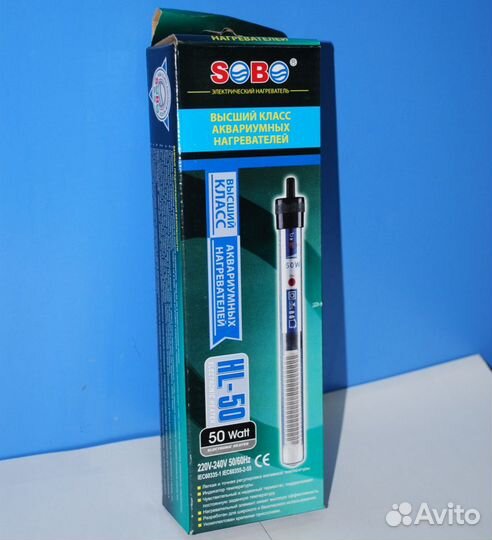 Нагреватели для аквариумов sobo
