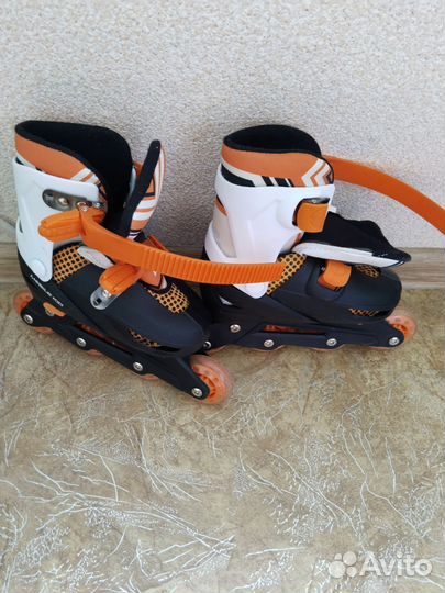 Роликовые коньки детские раздвижные