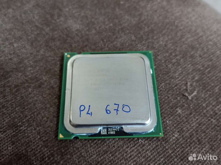 Процессор Pentium 4 670