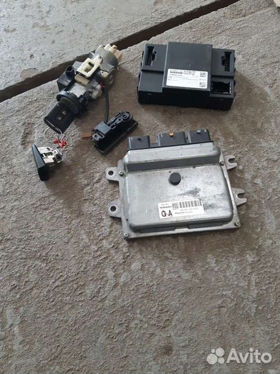 Для nissan X Trail т31 комплект эбу(мозг)