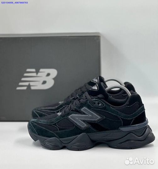 Кроссовки New Balance 9060 Black (Арт.45327)